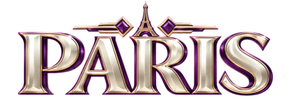Paris table wordmark
